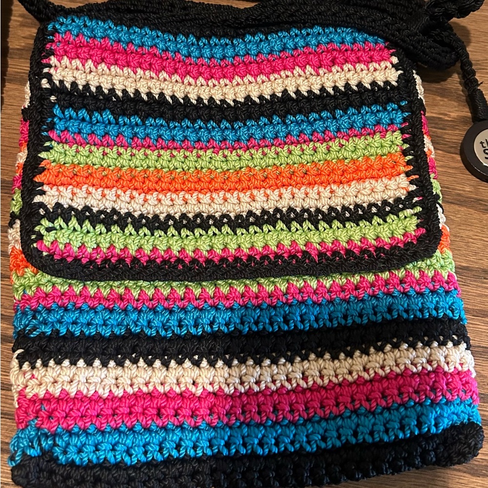 The Sak Macrame Cross Body Purse
